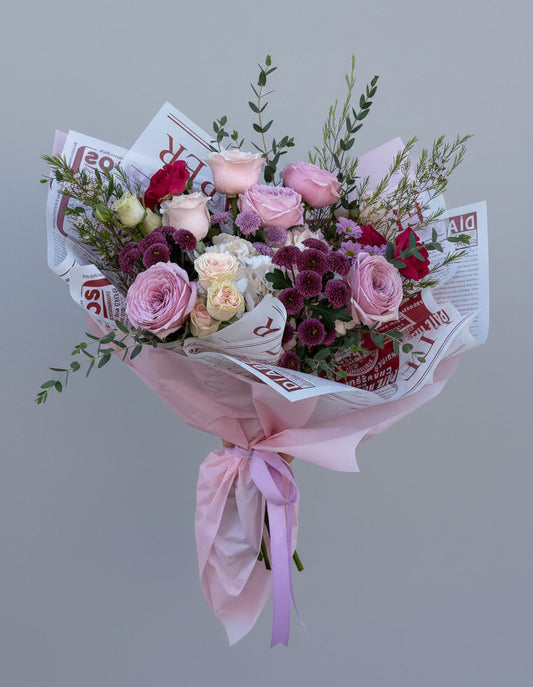 Blush & Berry Garden Bouquet